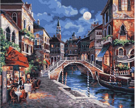 Night Venice paint by numbers