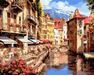 Old streets of Europe paint by numbers