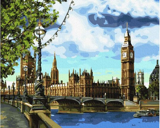 View of Big Ben paint by numbers