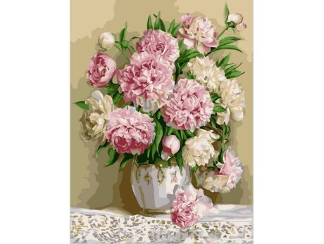 The aroma of peonies 30x40cm paint by numbers