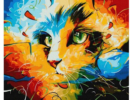 Cat's look paint by numbers