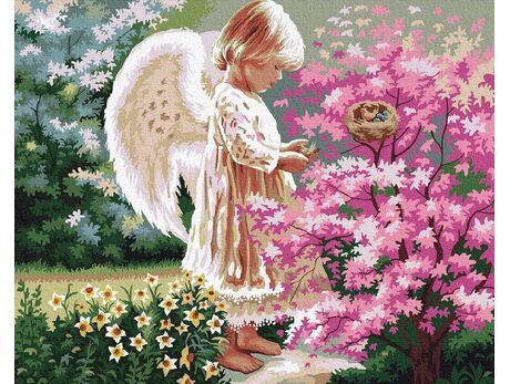 Angel paint by numbers