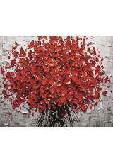 Red bouquet 40x50cm