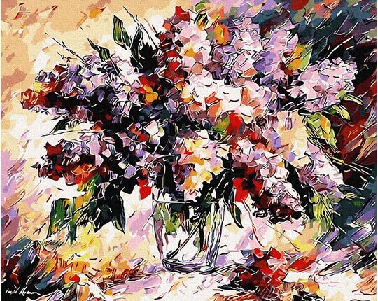 Spring bouquet paint by numbers