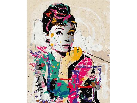 Audrey Hepburn 50x65cm paint by numbers