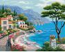 Mediterranean bay diamond painting