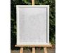 Picture frame (MDF) for 40x50cm canvas, white color picture frames