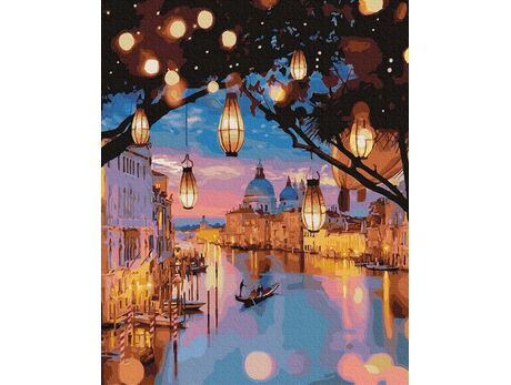 Venice night lights 40x50cm paint by numbers