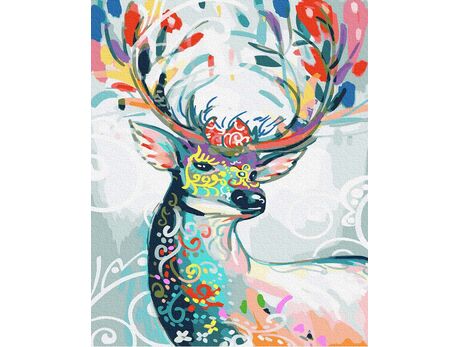 Fairy deer paint by numbers