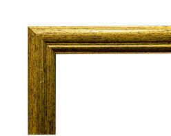 Picture frame (MDF) for 30x40cm canvas, gold color
