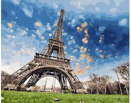 Romantic Paris sky