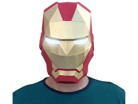 Iron Man mask papercraft 3d models