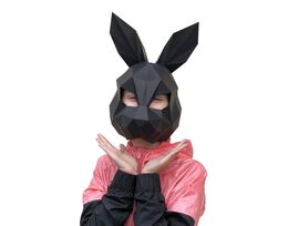 Rabbit mask (black)