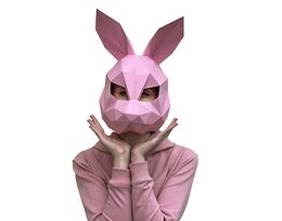 Rabbit mask (pink)