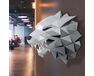 Fierce Wolf (grey) papercraft 3d models