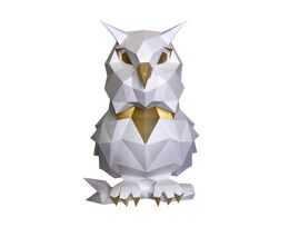 Puffy Owl (white)