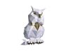 Puffy Owl (white) papercraft 3d models