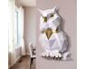 Puffy Owl (white) papercraft 3d models