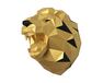 Lion (gold) papercraft 3d models