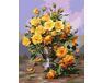 Yellow roses paint by numbers