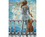 Sea and cello paint by numbers