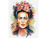 Frida Kahlo - decoupage paint by numbers
