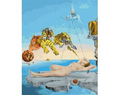 Salvador Dali. A dream caused by the  flight of a bee around a pomegranate.