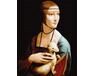 Lady with an Ermine. Leonardo da Vinci 40x50cm paint by numbers