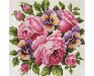 Roses and pansies diamond painting