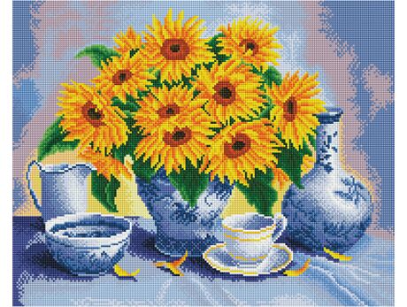 Still life with sunflowers diamond painting