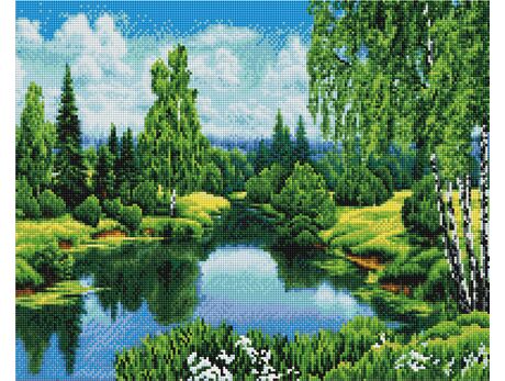 Summer on the river diamond painting