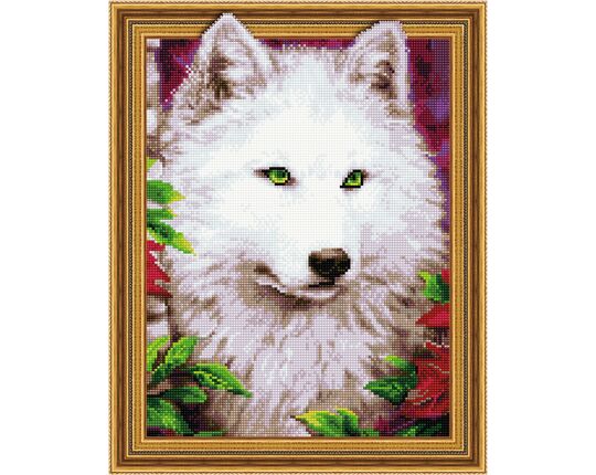 A look of green eyes diamond painting