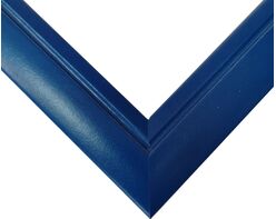 Picture frame (MDF) for 40x50cm canvas, blue color