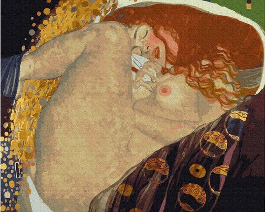 Gustav Klimt. Danae paint by numbers