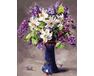 Lilac and lilies paint by numbers