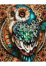 Owl ornament 40x50cm