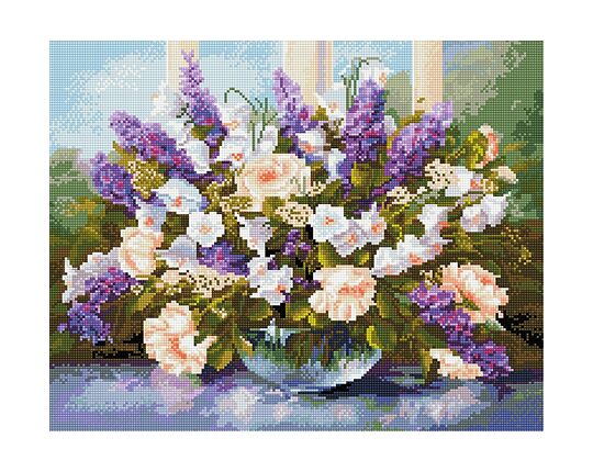May bouquet diamond painting