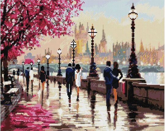 On the Thames diamond painting