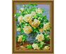A bouquet of white roses diamond painting