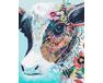 Colorful cow paint by numbers