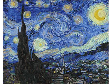 Vincent Van Gogh - Starry Night 40x50 cm - DIY Paint by numbers - iPicasso