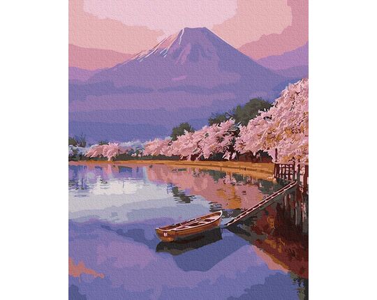 Spring in Japan paint by numbers