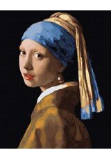 Jan Vermeer. Girl with a pearl earring 50x65cm