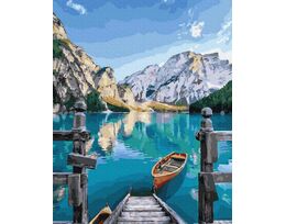 Mountain lake 50x65cm