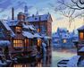 Winter evening in Bruges 50x65cm paint by numbers