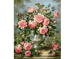 Bouquet of roses 50x65cm