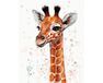 Giraffe paint by numbers