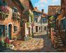 Italian streets paint by numbers