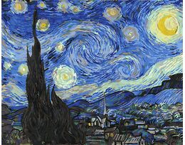 Vincent Van Gogh - Starry Night 50x65cm