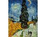 Road with Cypresses and a Star (Van Gogh) 50x65cm paint by numbers